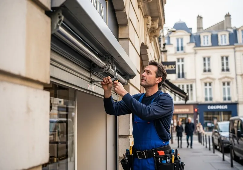 Serrurier Vendée — réparation de rideau métallique par un serrurier en Vendée
